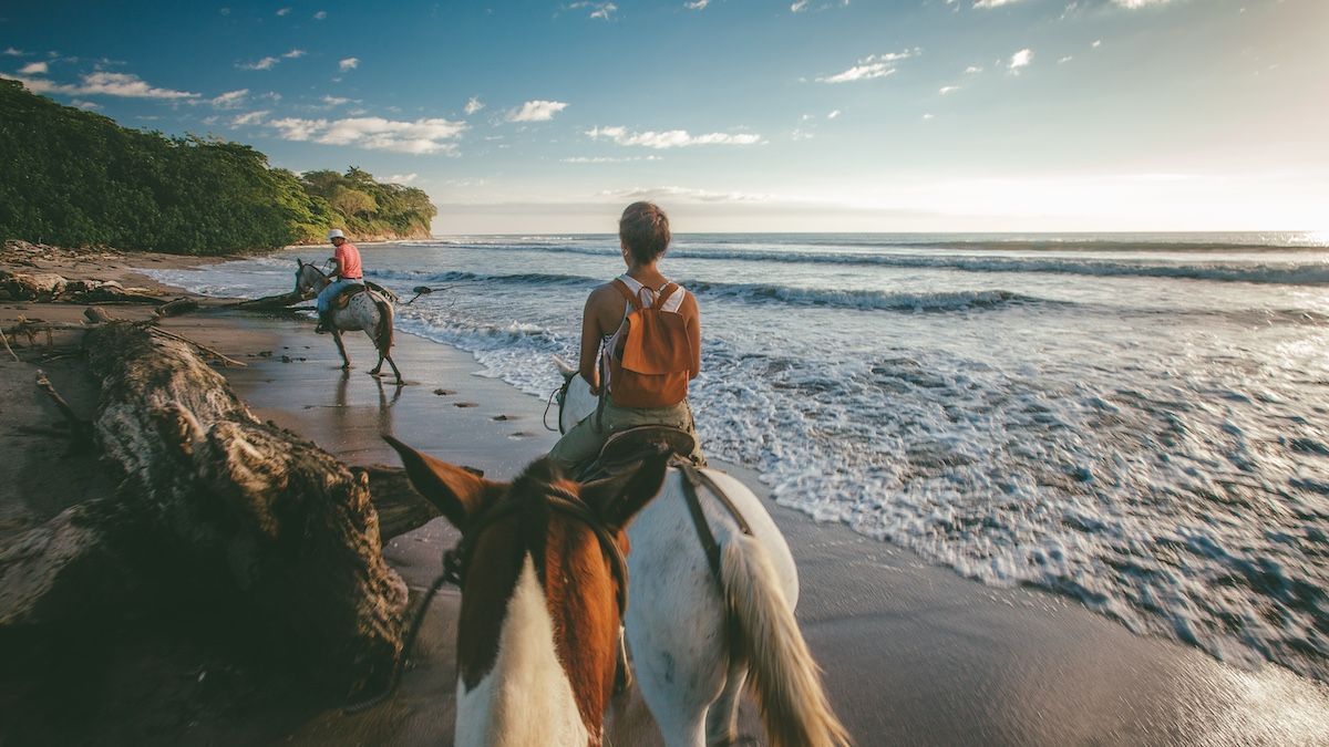 Cabalgata por la playa