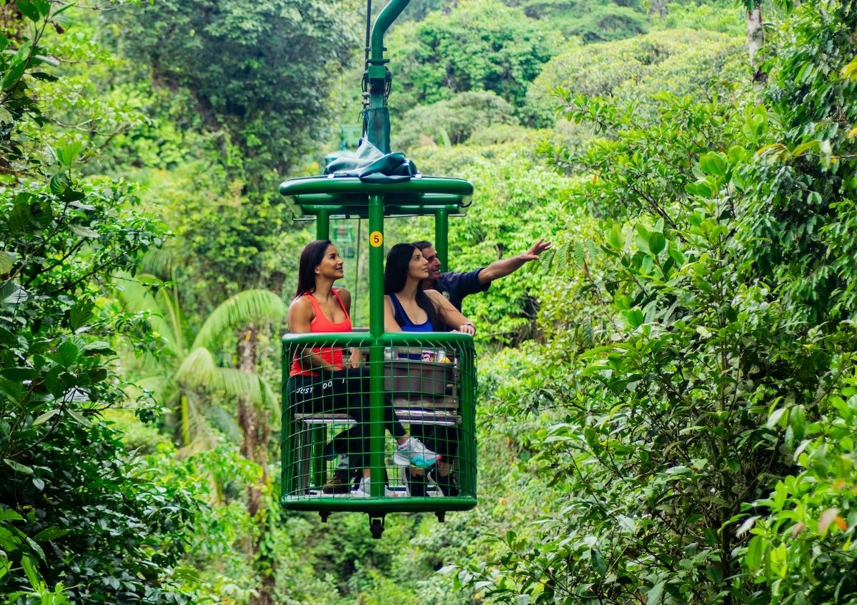 Regenwald Luftseilbahn