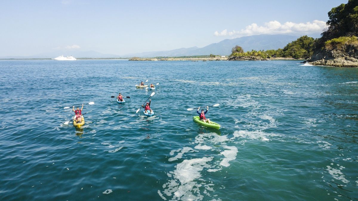 Kayaktour zur Mangrovenmündung der Isla Damas ab Jacó